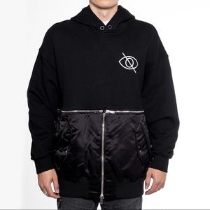 Palm Angels Mens Hoodie - Black